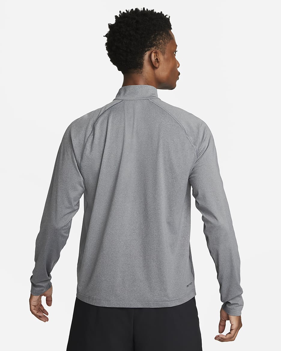 Nike Dri deals Fit Mens Gray Long Sleeve 1/4 Zip Pullover XXL